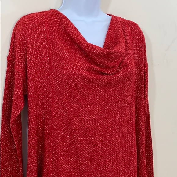 CATO Long Sleeve Metallic Silver Woven Sweater - Picture 5 of 8